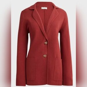 J. Crew Slide Pocket Two Button Cardigan Sweater Blazer